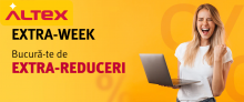 Altex ofera Extra-Reduceri in acesta Extra-Week valabil pana pe 7 iulie