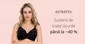 Sutiene de toate tipurile cu pana la -40% reducere pe Astratex