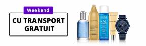 Brasty anunță weekendul cu livrare gratuită pentru CEASURI , BIJUTERII, COSMETICE ȘI PARFUMURI vezi oferta.