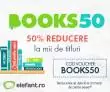 50% reducere garantată la mii de titluri pe Elefant cu codul:
